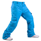 MARKERWAY Men's Mountain Snow Waterproof Sports Cargo Snowboard Pants